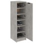 vidaXL Schuhschrank Betongrau 30x35x100 cm Holzwerkstoff vidaXL Schuhschrank Betongrau 30x35x100 cm Holzwerkstoff