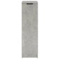vidaXL Schuhschrank Betongrau 30x35x100 cm Holzwerkstoff vidaXL Schuhschrank Betongrau 30x35x100 cm Holzwerkstoff
