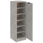 vidaXL Schuhschrank Betongrau 30x35x100 cm Holzwerkstoff vidaXL Schuhschrank Betongrau 30x35x100 cm Holzwerkstoff