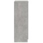 vidaXL Schuhschrank Betongrau 30x35x100 cm Holzwerkstoff vidaXL Schuhschrank Betongrau 30x35x100 cm Holzwerkstoff
