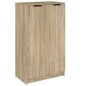 vidaXL Schuhschrank Sonoma-Eiche 59x35x100 cm Holzwerkstoff vidaXL Schuhschrank Sonoma-Eiche 59x35x100 cm Holzwerkstoff