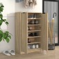 vidaXL Schuhschrank Sonoma-Eiche 59x35x100 cm Holzwerkstoff vidaXL Schuhschrank Sonoma-Eiche 59x35x100 cm Holzwerkstoff
