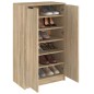 vidaXL Schuhschrank Sonoma-Eiche 59x35x100 cm Holzwerkstoff vidaXL Schuhschrank Sonoma-Eiche 59x35x100 cm Holzwerkstoff
