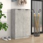 vidaXL Schuhschrank Betongrau 59x35x100 cm Holzwerkstoff vidaXL Schuhschrank Betongrau 59x35x100 cm Holzwerkstoff