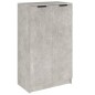 vidaXL Schuhschrank Betongrau 59x35x100 cm Holzwerkstoff vidaXL Schuhschrank Betongrau 59x35x100 cm Holzwerkstoff