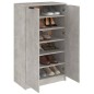 vidaXL Schuhschrank Betongrau 59x35x100 cm Holzwerkstoff vidaXL Schuhschrank Betongrau 59x35x100 cm Holzwerkstoff