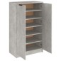 vidaXL Schuhschrank Betongrau 59x35x100 cm Holzwerkstoff vidaXL Schuhschrank Betongrau 59x35x100 cm Holzwerkstoff