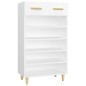 vidaXL Schuhschrank Weiß 60x35x105 cm Holzwerkstoff vidaXL Schuhschrank Weiß 60x35x105 cm Holzwerkstoff