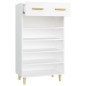 vidaXL Schuhschrank Weiß 60x35x105 cm Holzwerkstoff vidaXL Schuhschrank Weiß 60x35x105 cm Holzwerkstoff