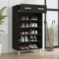 vidaXL Schuhschrank Schwarz 60x35x105 cm Holzwerkstoff vidaXL Schuhschrank Schwarz 60x35x105 cm Holzwerkstoff