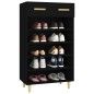 vidaXL Schuhschrank Schwarz 60x35x105 cm Holzwerkstoff vidaXL Schuhschrank Schwarz 60x35x105 cm Holzwerkstoff