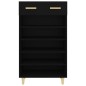 vidaXL Schuhschrank Schwarz 60x35x105 cm Holzwerkstoff vidaXL Schuhschrank Schwarz 60x35x105 cm Holzwerkstoff