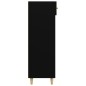 vidaXL Schuhschrank Schwarz 60x35x105 cm Holzwerkstoff vidaXL Schuhschrank Schwarz 60x35x105 cm Holzwerkstoff