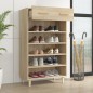 vidaXL Schuhschrank Sonoma-Eiche 60x35x105 cm Holzwerkstoff vidaXL Schuhschrank Sonoma-Eiche 60x35x105 cm Holzwerkstoff