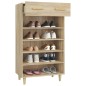vidaXL Schuhschrank Sonoma-Eiche 60x35x105 cm Holzwerkstoff vidaXL Schuhschrank Sonoma-Eiche 60x35x105 cm Holzwerkstoff