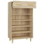 vidaXL Schuhschrank Sonoma-Eiche 60x35x105 cm Holzwerkstoff vidaXL Schuhschrank Sonoma-Eiche 60x35x105 cm Holzwerkstoff