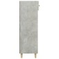 vidaXL Schuhschrank Betongrau 60x35x105 cm Holzwerkstoff vidaXL Schuhschrank Betongrau 60x35x105 cm Holzwerkstoff