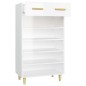 vidaXL Schuhschrank Hochglanz-Weiß 60x35x105 cm Holzwerkstoff vidaXL Schuhschrank Hochglanz-Weiß 60x35x105 cm Holzwerkstoff