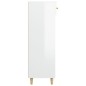 vidaXL Schuhschrank Hochglanz-Weiß 60x35x105 cm Holzwerkstoff vidaXL Schuhschrank Hochglanz-Weiß 60x35x105 cm Holzwerkstoff