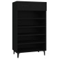 vidaXL Schuhschrank Schwarz 60x35x105 cm Holzwerkstoff vidaXL Schuhschrank Schwarz 60x35x105 cm Holzwerkstoff