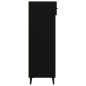 vidaXL Schuhschrank Schwarz 60x35x105 cm Holzwerkstoff vidaXL Schuhschrank Schwarz 60x35x105 cm Holzwerkstoff