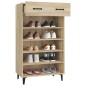 vidaXL Schuhschrank Sonoma-Eiche 60x35x105 cm Holzwerkstoff vidaXL Schuhschrank Sonoma-Eiche 60x35x105 cm Holzwerkstoff