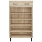 vidaXL Schuhschrank Sonoma-Eiche 60x35x105 cm Holzwerkstoff vidaXL Schuhschrank Sonoma-Eiche 60x35x105 cm Holzwerkstoff