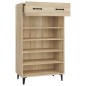 vidaXL Schuhschrank Sonoma-Eiche 60x35x105 cm Holzwerkstoff vidaXL Schuhschrank Sonoma-Eiche 60x35x105 cm Holzwerkstoff