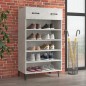 vidaXL Schuhschrank Betongrau 60x35x105 cm Holzwerkstoff vidaXL Schuhschrank Betongrau 60x35x105 cm Holzwerkstoff