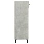 vidaXL Schuhschrank Betongrau 60x35x105 cm Holzwerkstoff vidaXL Schuhschrank Betongrau 60x35x105 cm Holzwerkstoff
