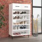 vidaXL Schuhschrank Hochglanz-Weiß 60x35x105 cm Holzwerkstoff vidaXL Schuhschrank Hochglanz-Weiß 60x35x105 cm Holzwerkstoff
