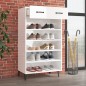 vidaXL Schuhschrank Hochglanz-Weiß 60x35x105 cm Holzwerkstoff vidaXL Schuhschrank Hochglanz-Weiß 60x35x105 cm Holzwerkstoff