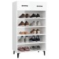 vidaXL Schuhschrank Hochglanz-Weiß 60x35x105 cm Holzwerkstoff vidaXL Schuhschrank Hochglanz-Weiß 60x35x105 cm Holzwerkstoff