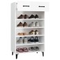 vidaXL Schuhschrank Hochglanz-Weiß 60x35x105 cm Holzwerkstoff vidaXL Schuhschrank Hochglanz-Weiß 60x35x105 cm Holzwerkstoff