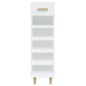 vidaXL Schuhschrank Weiß 30x35x105 cm Holzwerkstoff vidaXL Schuhschrank Weiß 30x35x105 cm Holzwerkstoff