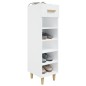 vidaXL Schuhschrank Weiß 30x35x105 cm Holzwerkstoff vidaXL Schuhschrank Weiß 30x35x105 cm Holzwerkstoff
