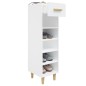 vidaXL Schuhschrank Weiß 30x35x105 cm Holzwerkstoff vidaXL Schuhschrank Weiß 30x35x105 cm Holzwerkstoff