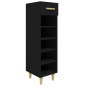 vidaXL Schuhschrank Schwarz 30x35x105 cm Holzwerkstoff vidaXL Schuhschrank Schwarz 30x35x105 cm Holzwerkstoff