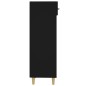 vidaXL Schuhschrank Schwarz 30x35x105 cm Holzwerkstoff vidaXL Schuhschrank Schwarz 30x35x105 cm Holzwerkstoff