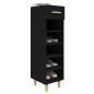 vidaXL Schuhschrank Schwarz 30x35x105 cm Holzwerkstoff vidaXL Schuhschrank Schwarz 30x35x105 cm Holzwerkstoff