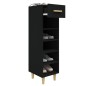 vidaXL Schuhschrank Schwarz 30x35x105 cm Holzwerkstoff vidaXL Schuhschrank Schwarz 30x35x105 cm Holzwerkstoff