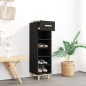 vidaXL Schuhschrank Schwarz 30x35x105 cm Holzwerkstoff vidaXL Schuhschrank Schwarz 30x35x105 cm Holzwerkstoff