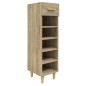 vidaXL Schuhschrank Sonoma-Eiche 30x35x105 cm Holzwerkstoff vidaXL Schuhschrank Sonoma-Eiche 30x35x105 cm Holzwerkstoff