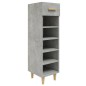 vidaXL Schuhschrank Betongrau 30x35x105 cm Holzwerkstoff vidaXL Schuhschrank Betongrau 30x35x105 cm Holzwerkstoff