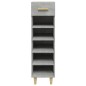 vidaXL Schuhschrank Betongrau 30x35x105 cm Holzwerkstoff vidaXL Schuhschrank Betongrau 30x35x105 cm Holzwerkstoff