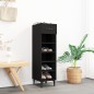 vidaXL Schuhschrank Schwarz 30x35x105 cm Holzwerkstoff vidaXL Schuhschrank Schwarz 30x35x105 cm Holzwerkstoff