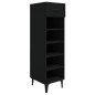 vidaXL Schuhschrank Schwarz 30x35x105 cm Holzwerkstoff vidaXL Schuhschrank Schwarz 30x35x105 cm Holzwerkstoff
