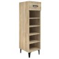vidaXL Schuhschrank Sonoma-Eiche 30x35x105 cm Holzwerkstoff vidaXL Schuhschrank Sonoma-Eiche 30x35x105 cm Holzwerkstoff