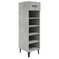 vidaXL Schuhschrank Betongrau 30x35x105 cm Holzwerkstoff vidaXL Schuhschrank Betongrau 30x35x105 cm Holzwerkstoff