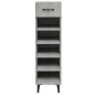 vidaXL Schuhschrank Betongrau 30x35x105 cm Holzwerkstoff vidaXL Schuhschrank Betongrau 30x35x105 cm Holzwerkstoff